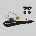 Head AFT Discovery Pack (1 PCT Elite  Racquet, 1 eyewear, 2 Balls) Squash Pack